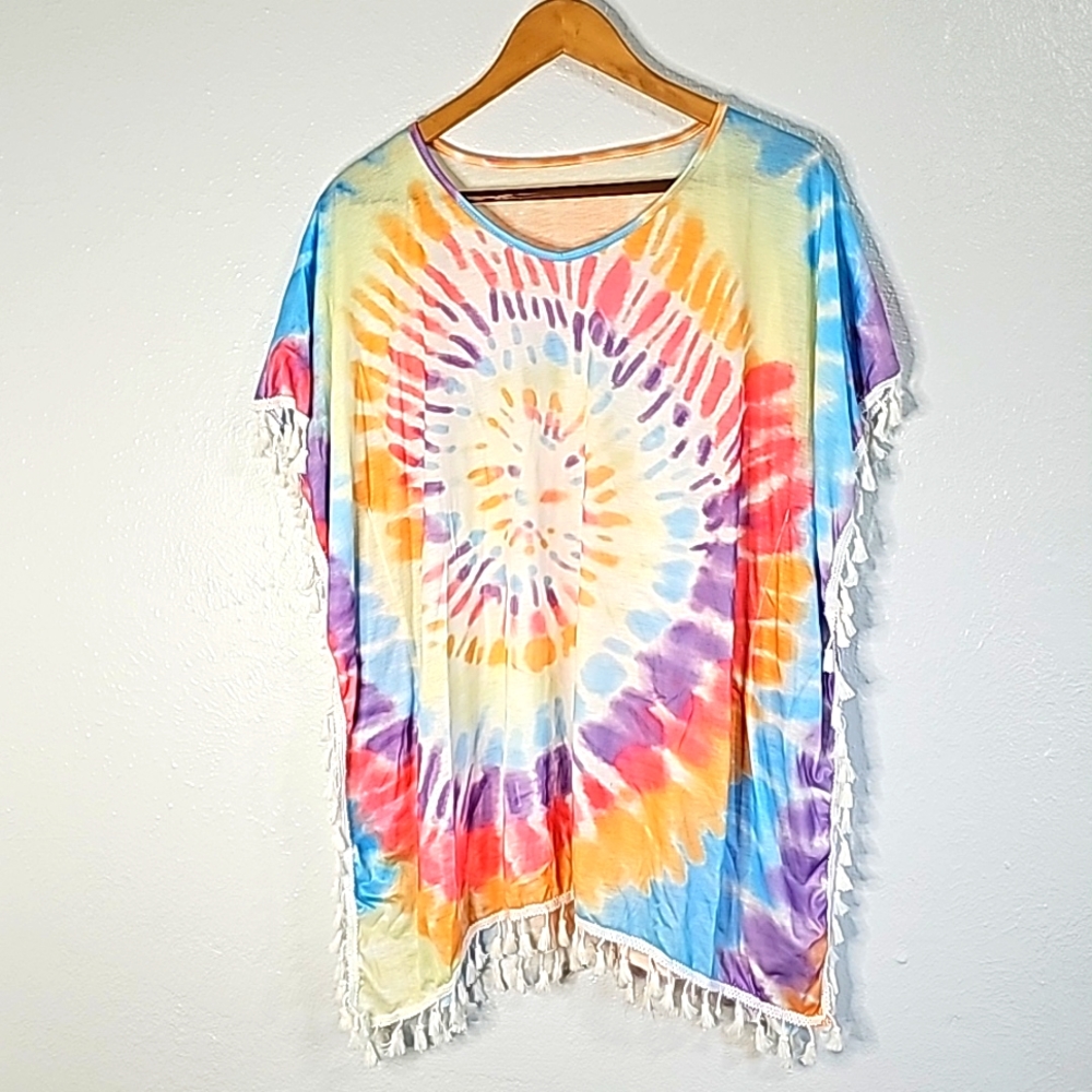 Swimsuit Covur Up Tie dye